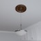 Ekena Millwork Traditional PVC Medallion (Canopies up to 9 1/2"), 16"OD x 3 1/2"ID x 1 3/8"P, Metallic Dark Copper CMP16TRCDC - alternate 8